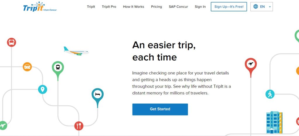tripit tracks reservations and confirmations