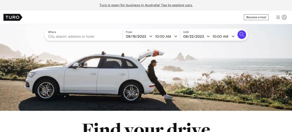 at huro, you can get a car on rent from locals.